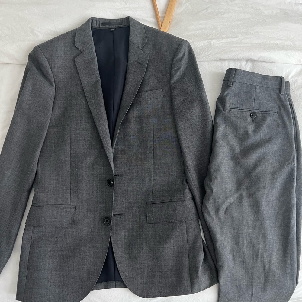 JCrew Mens grey suit